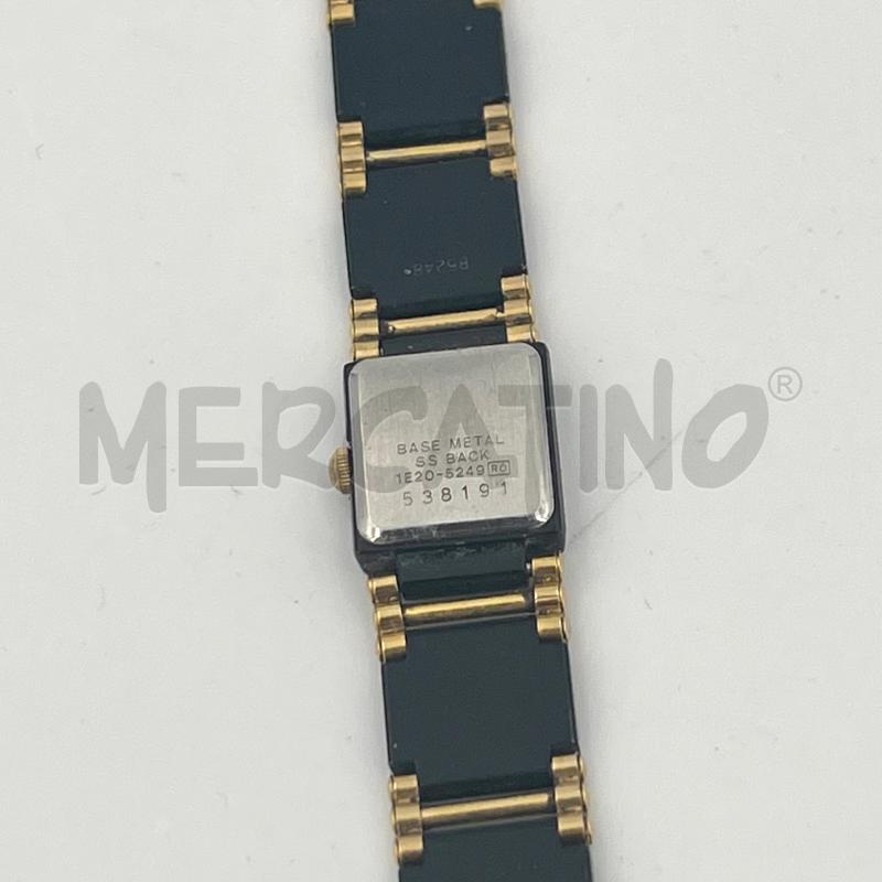 OROLOGIO SEIKO NERO DORATO VINTAGE | Mercatino dell'Usato Roma torrevecchia 3