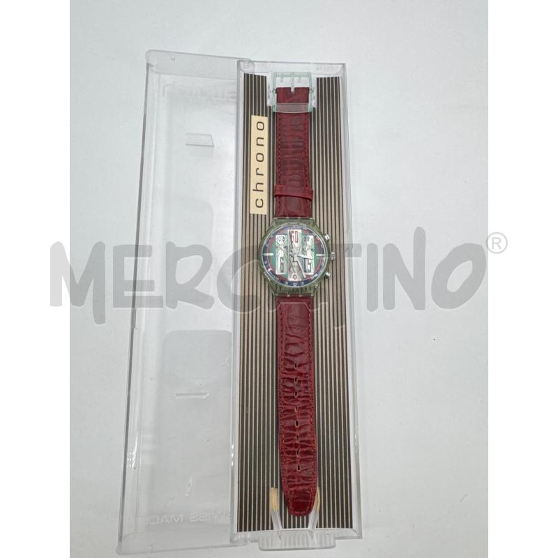 OROLOGIO SWATCH CHRONO BORDEAUX  | Mercatino dell'Usato Roma torrevecchia 1