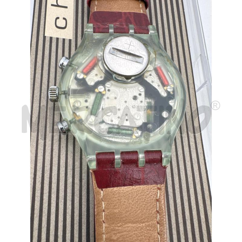 OROLOGIO SWATCH CHRONO BORDEAUX  | Mercatino dell'Usato Roma torrevecchia 4