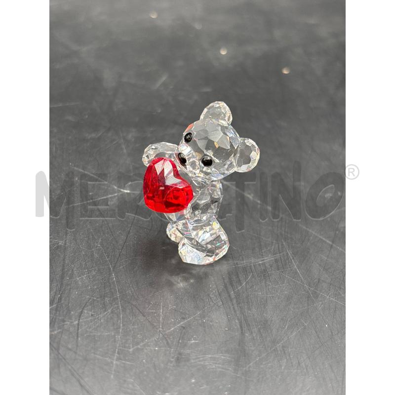 ORSETTO CON CUORE SWAROVSKI | Mercatino dell'Usato Roma torrevecchia 1
