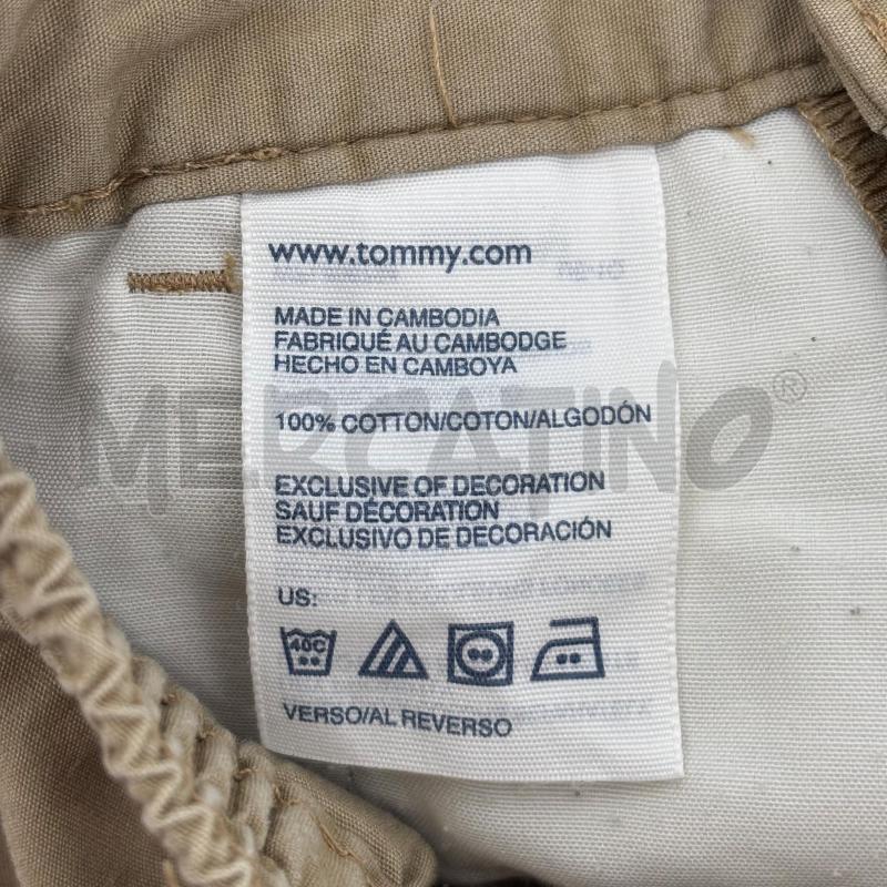 PANTALONCINO B TOMMY HIFIGER BEIGE CARGO | Mercatino dell'Usato Roma torrevecchia 4