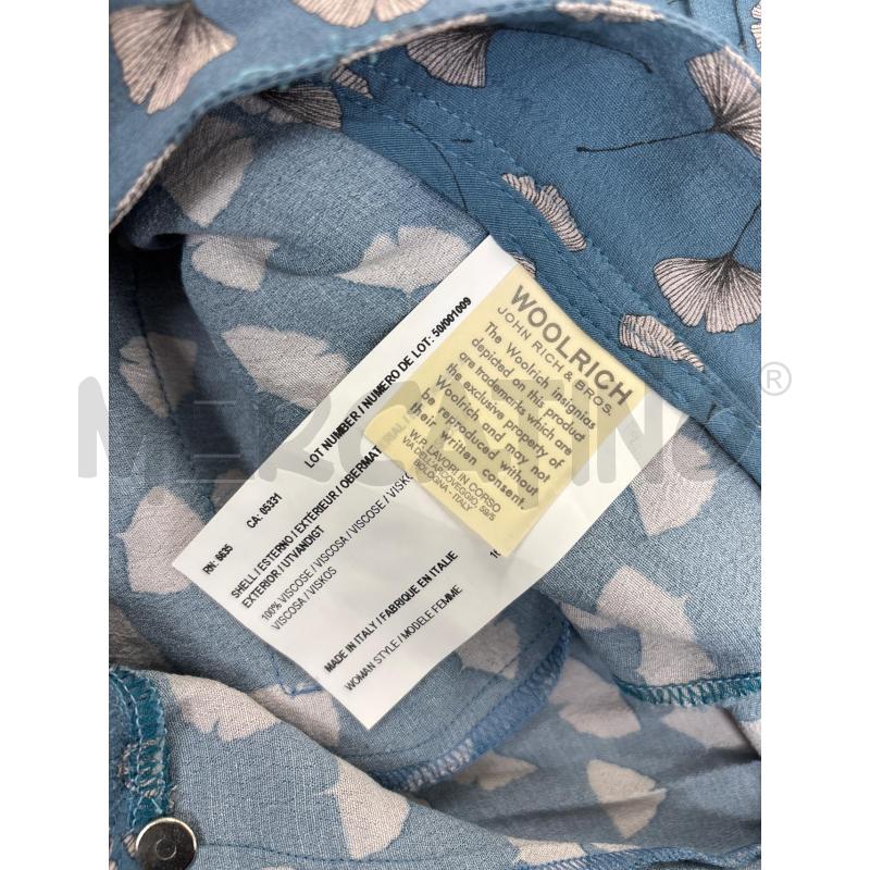 PANTALONCINO D WOOLRICH AZZURRO FIORI BIANCHI | Mercatino dell'Usato Roma torrevecchia 4