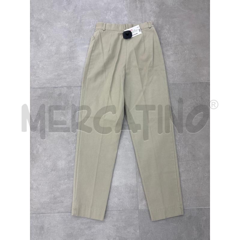PANTALONE DONNA EREDI PISANO BEIGE VITA ALTA COTONE | Mercatino dell'Usato Roma torrevecchia 2