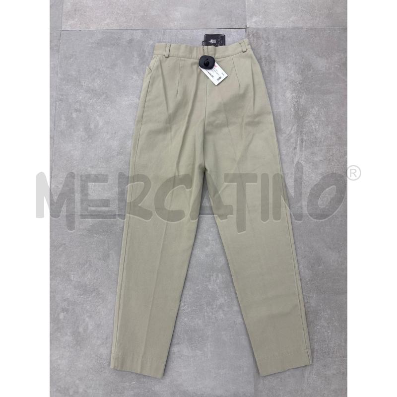 PANTALONE DONNA EREDI PISANO BEIGE VITA BASSA  MISTO LANA | Mercatino dell'Usato Roma torrevecchia 2