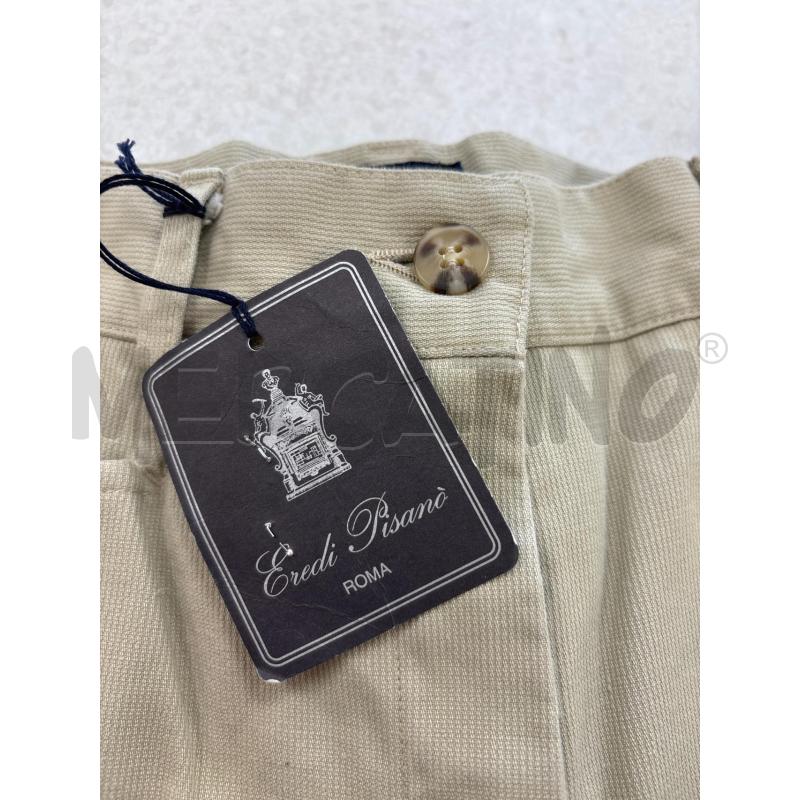 PANTALONE DONNA EREDI PISANO BEIGE VITA BASSA  MISTO LANA | Mercatino dell'Usato Roma torrevecchia 4