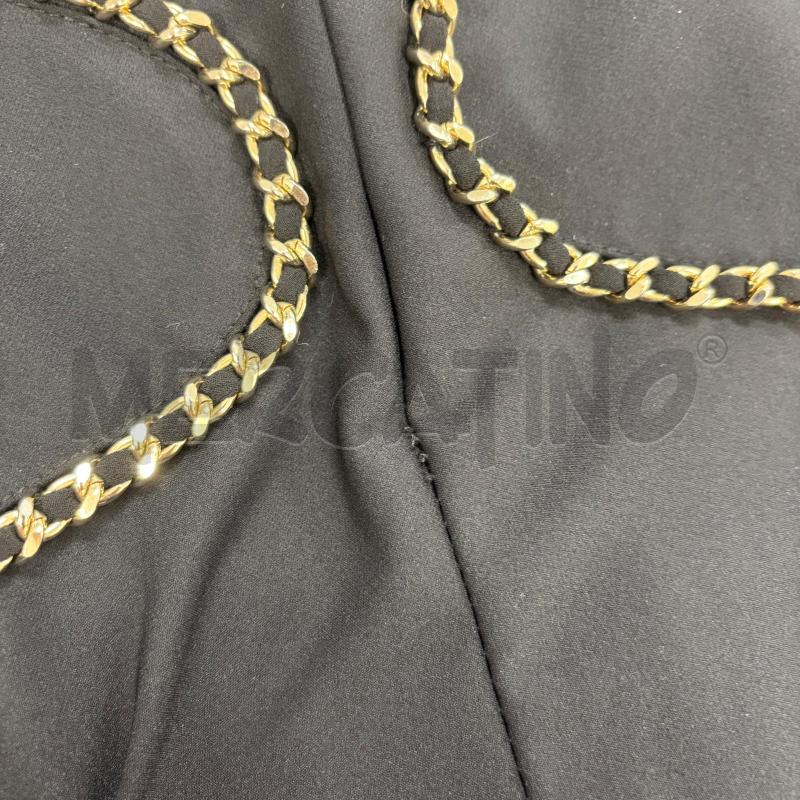 PANTALONE D ELISABETTA FRANCHI NERO CATENA DORATA | Mercatino dell'Usato Roma torrevecchia 4