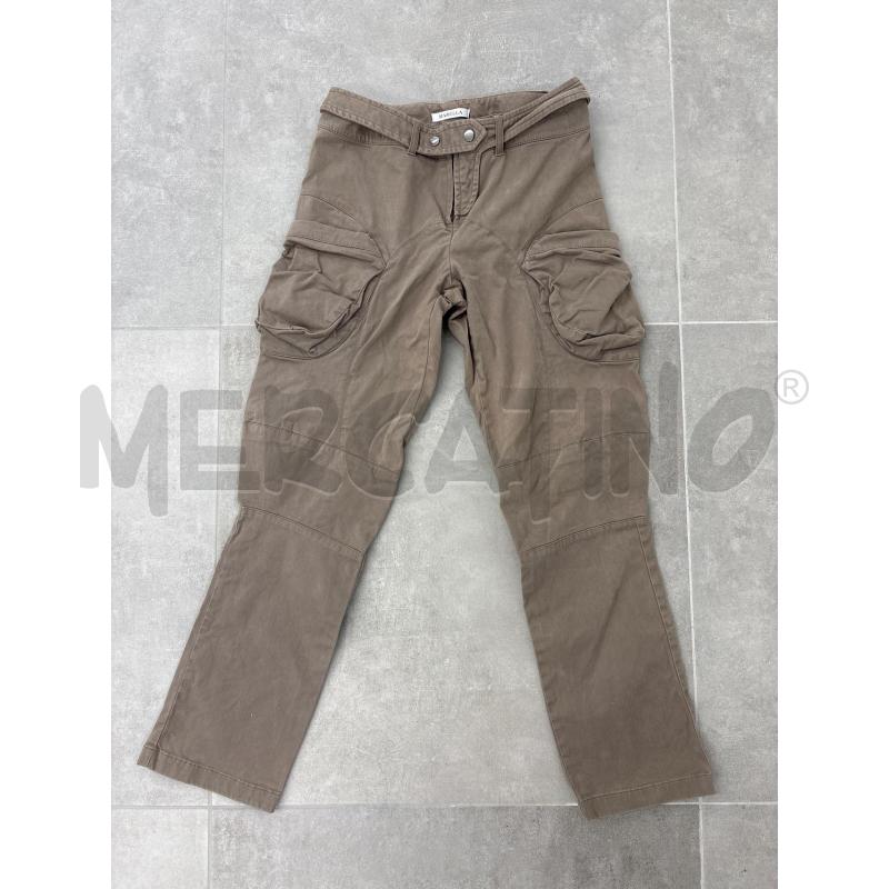 PANTALONE D MARELLA TORTORA CARGO CINTA BOTTONI | Mercatino dell'Usato Roma torrevecchia 1