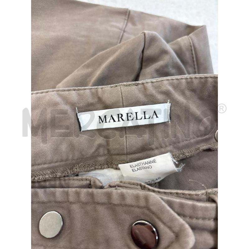 PANTALONE D MARELLA TORTORA CARGO CINTA BOTTONI | Mercatino dell'Usato Roma torrevecchia 3