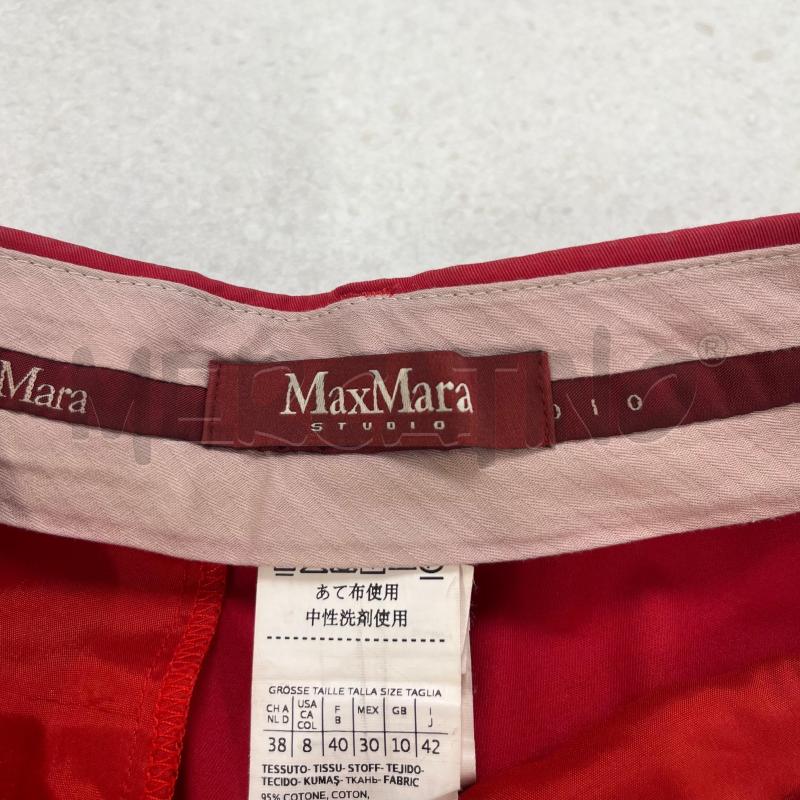 PANTALONE D MAXMARA STUDIO ROSSO | Mercatino dell'Usato Roma torrevecchia 3