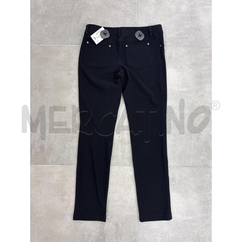 PANTALONE D SANDRO FERRONE COSTINE NERO  | Mercatino dell'Usato Roma torrevecchia 2