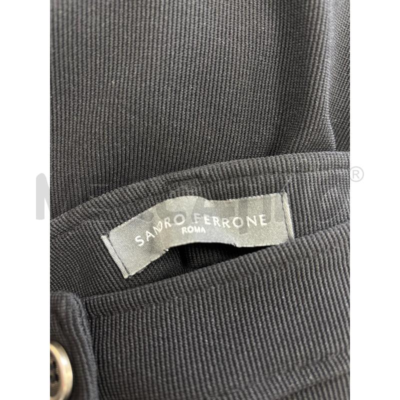 PANTALONE D SANDRO FERRONE COSTINE NERO  | Mercatino dell'Usato Roma torrevecchia 4