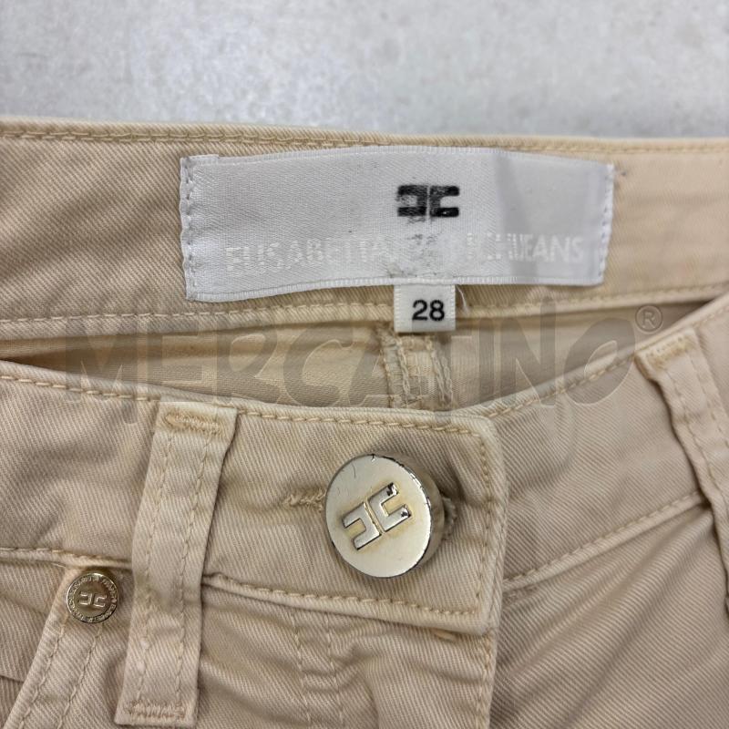 PANTALONE ELISABETTA FRANCHI BEIGE SKINNY | Mercatino dell'Usato Roma torrevecchia 4