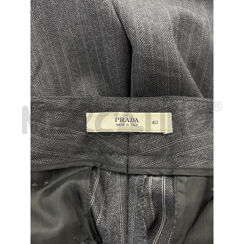 PANTALONE PRADA GRIGIO GESSATO | Mercatino dell'Usato Roma torrevecchia 3