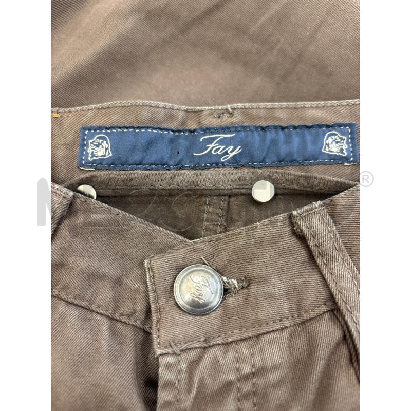 PANTALONE UOMO FAY MARRONE GAMBA DRITTA | Mercatino dell'Usato Roma torrevecchia 3