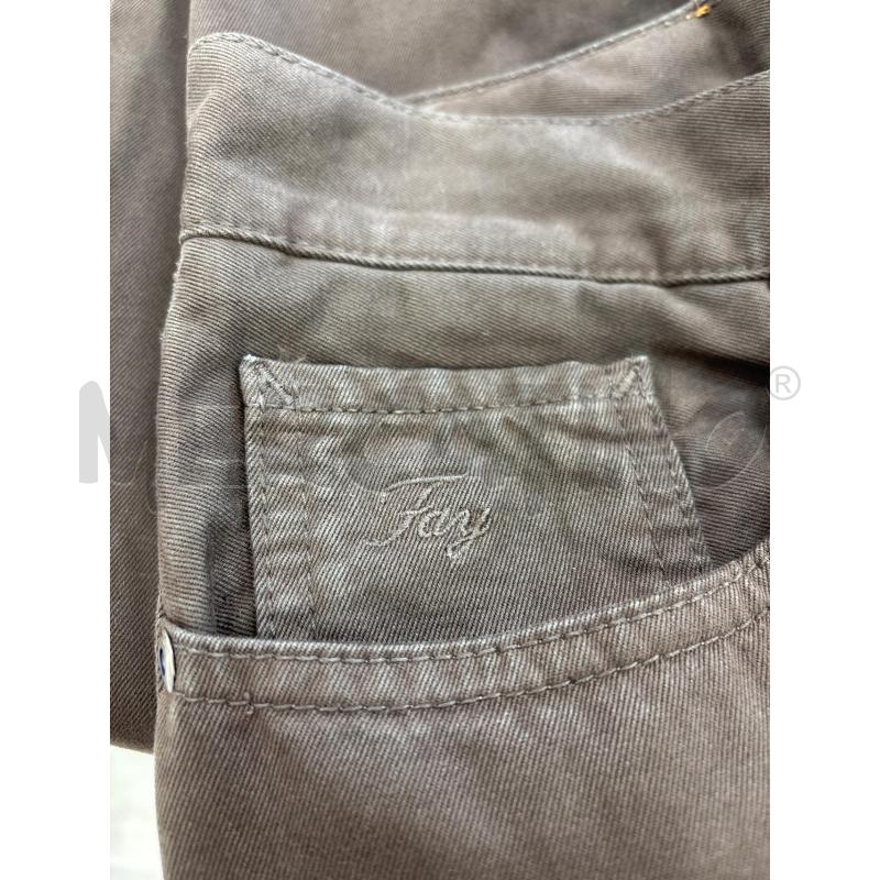 PANTALONE UOMO FAY MARRONE GAMBA DRITTA | Mercatino dell'Usato Roma torrevecchia 4