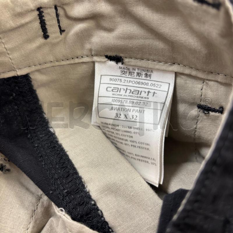 PANTALONE U CARHARTT NERO COTONE CARGO | Mercatino dell'Usato Roma torrevecchia 4