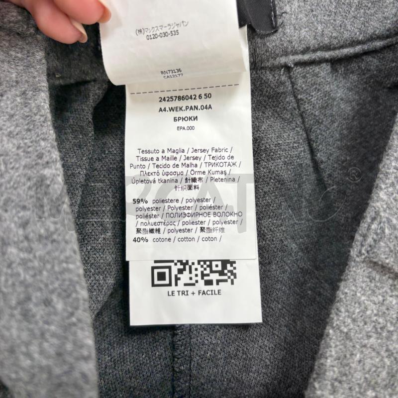 PANTALONE WEEKEND MAX MARA GRIGIO VITA ALTA | Mercatino dell'Usato Roma torrevecchia 4