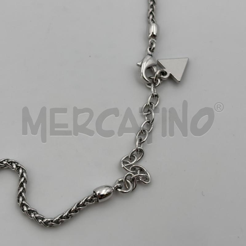 PARURE GUESS COLLANA CUORE NERO ARGENT ORECCHINI | Mercatino dell'Usato Roma torrevecchia 5