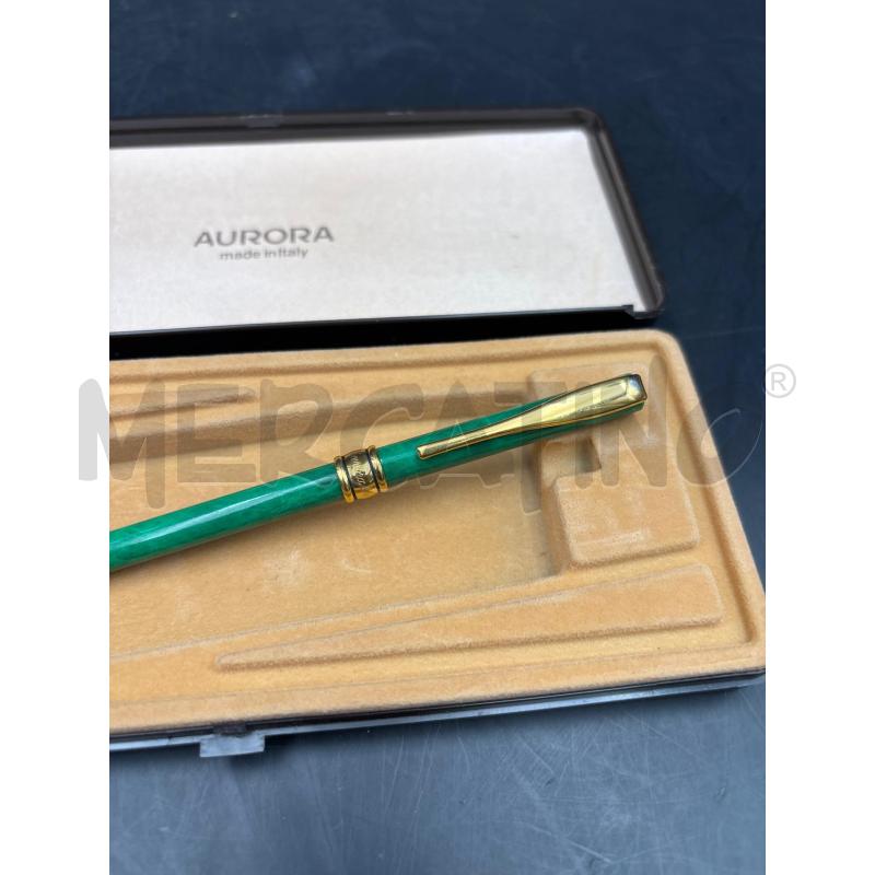 PENNA A SFERA AURORA A38 VERDE MARMORIZZATA | Mercatino dell'Usato Roma torrevecchia 2