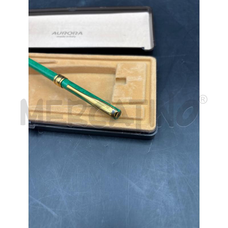 PENNA A SFERA AURORA A38 VERDE MARMORIZZATA | Mercatino dell'Usato Roma torrevecchia 4
