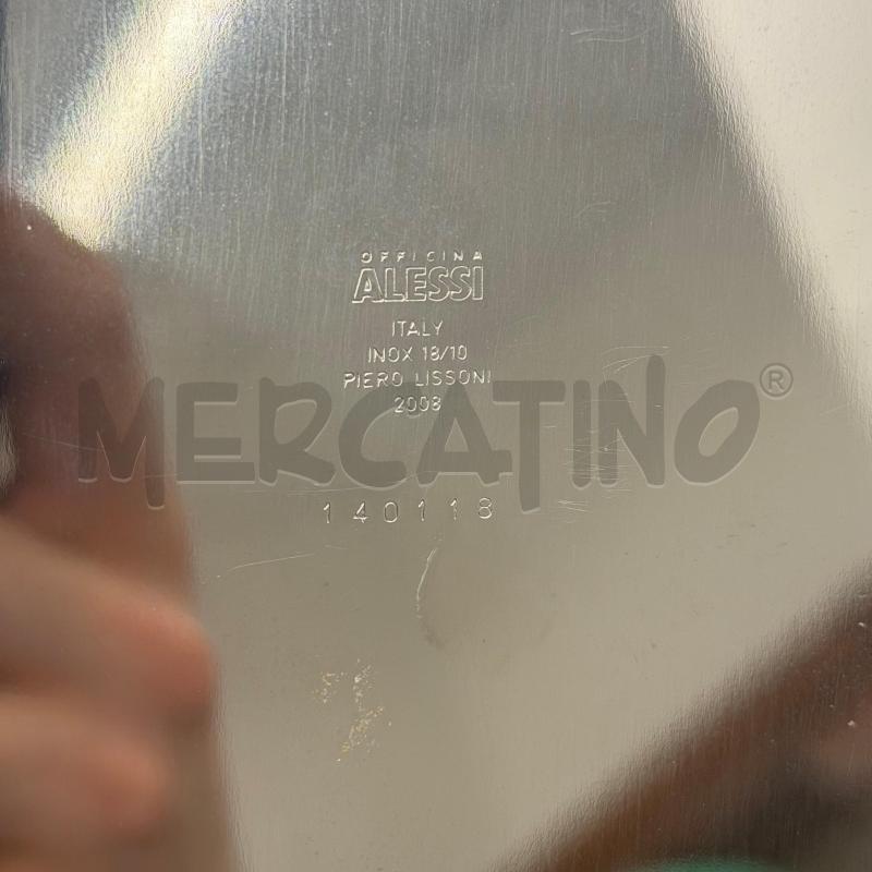 PIATTO ALESSI X PIERO LISSON QUALCHE IMPERFEZIONE 40 DIAMETRO | Mercatino dell'Usato Roma torrevecchia 5