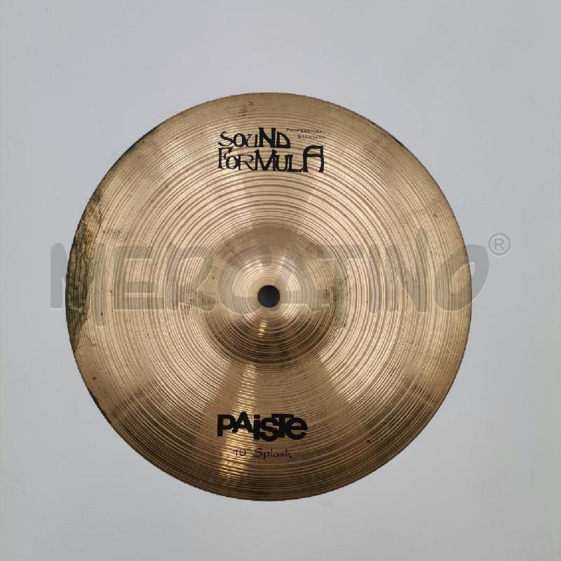 PIATTO PAISTE SOUND FORMULA 10 SPLASH | Mercatino dell'Usato Roma torrevecchia 2