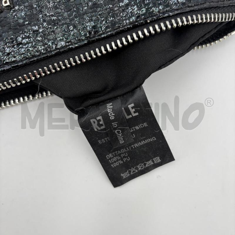 POCHETTE REBELLE NERA TRACOLLA ARGENT | Mercatino dell'Usato Roma torrevecchia 5