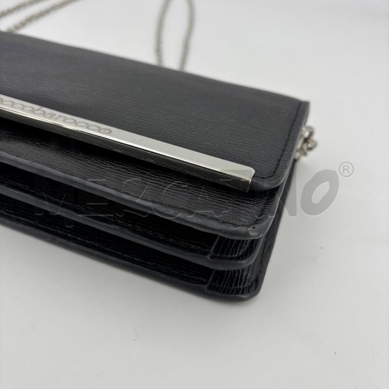POCHETTE ROCCOBAROCCO NERA PELLE | Mercatino dell'Usato Roma torrevecchia 3