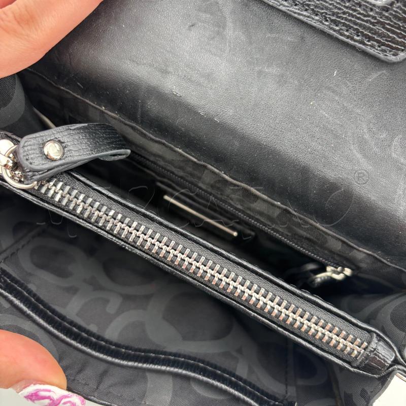 POCHETTE ROCCOBAROCCO NERA PELLE | Mercatino dell'Usato Roma torrevecchia 5
