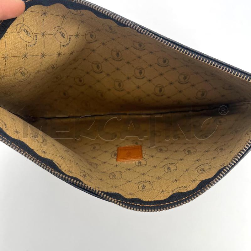 POCHETTE TRUSSARDI NERA MARRONE | Mercatino dell'Usato Roma torrevecchia 4