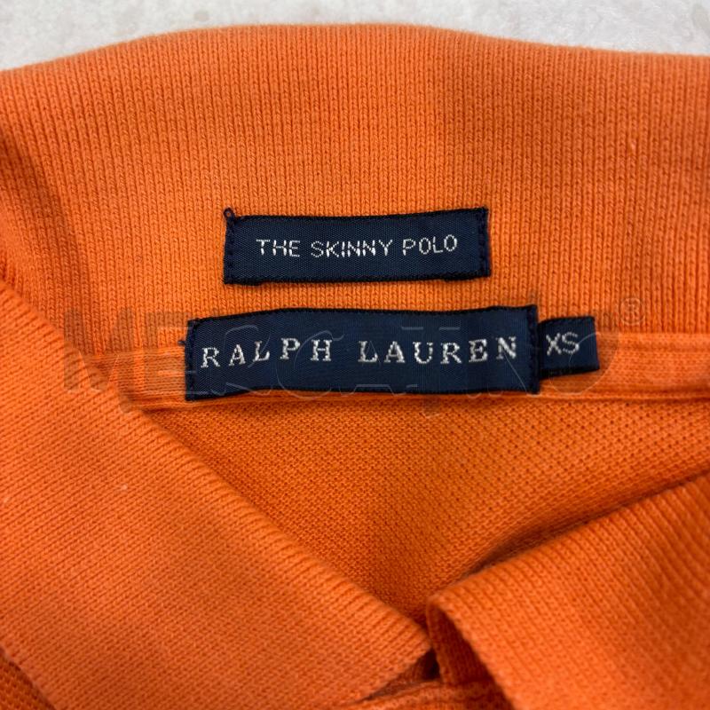 POLO D RALPH LAUREN ARANCIOINE CAVALLINO BLU SKINNY | Mercatino dell'Usato Roma torrevecchia 4
