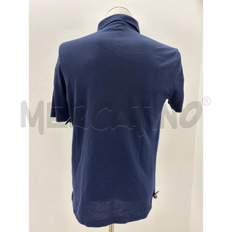 POLO U DAVIDE CENCI BLU COTONE  | Mercatino dell'Usato Roma torrevecchia 3