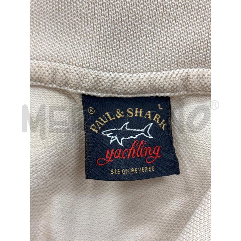POLO U PAUL&SHARK BEIGE  | Mercatino dell'Usato Roma torrevecchia 4