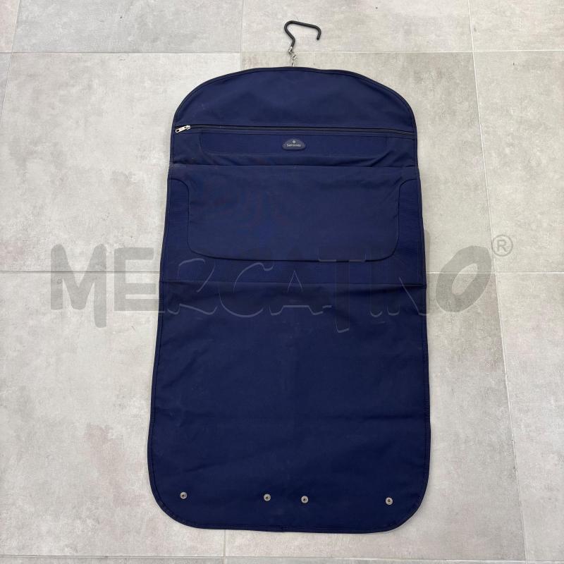 PORTA ABITI SAMSONITE BLU TESSUTO  | Mercatino dell'Usato Roma torrevecchia 1