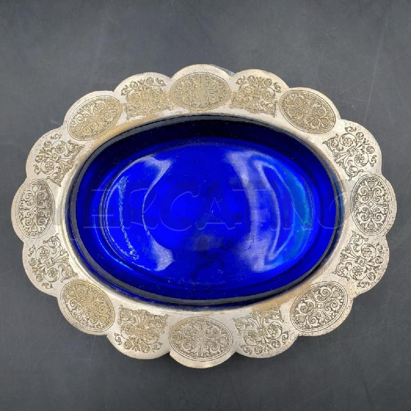 PORTA BURRO OLD SHEFFILED VET BLU | Mercatino dell'Usato Roma torrevecchia 4