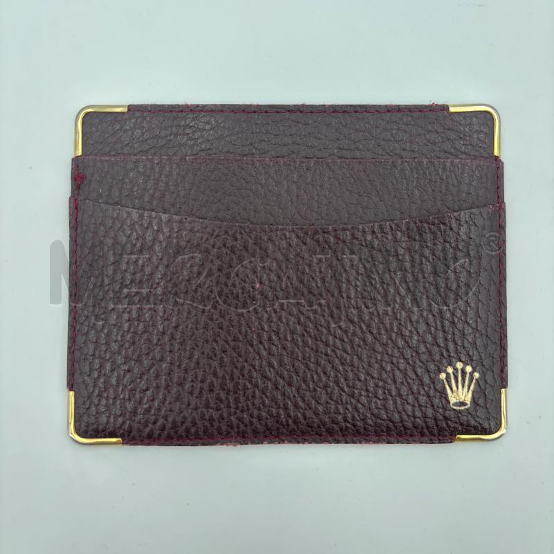 PORTA CARTE ROLEX BORDEAUX | Mercatino dell'Usato Roma torrevecchia 1