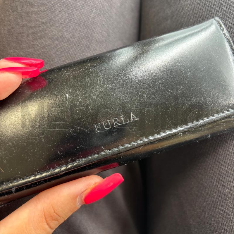 PORTA CHIAVI FURLA PELLE NERO LUCIDO | Mercatino dell'Usato Roma torrevecchia 4