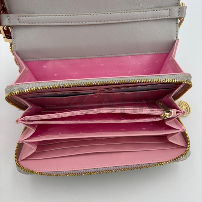 PORTA FOGLIO CHIARA FERRAGNI GRIGIO INT ROSA | Mercatino dell'Usato Roma torrevecchia 4