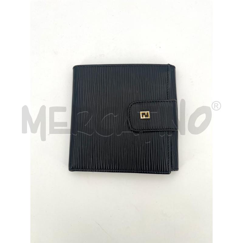 PORTA FOGLIO FENDI PELLE NERO 225101695069  | Mercatino dell'Usato Roma torrevecchia 1