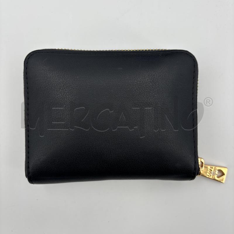 PORTA FOGLIO LOVE MOSCHINO NERO SCRITTA DORATA | Mercatino dell'Usato Roma torrevecchia 2