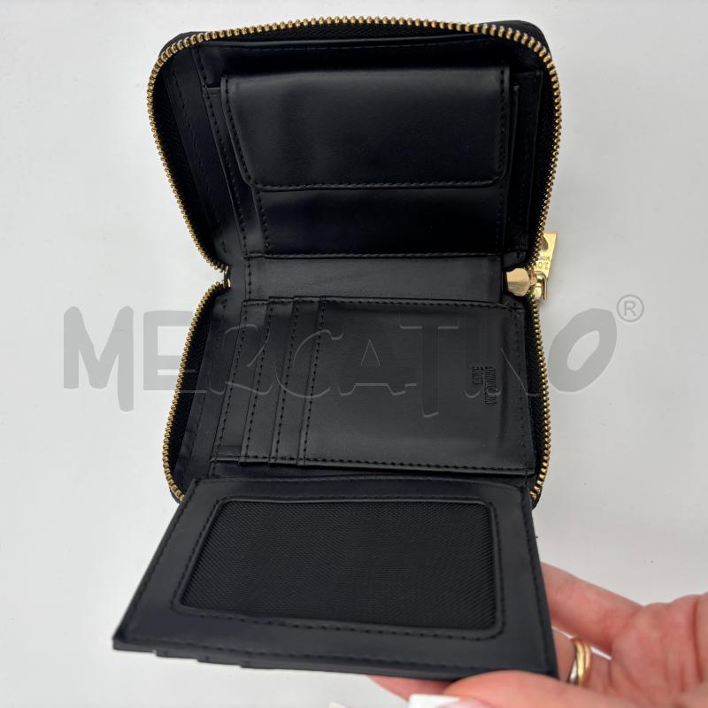 PORTA FOGLIO LOVE MOSCHINO NERO SCRITTA DORATA | Mercatino dell'Usato Roma torrevecchia 4