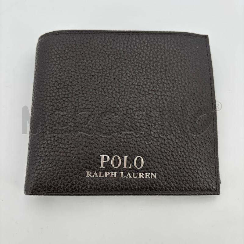 PORTA FOGLIO POLO RALPH LAUREN MARRONE | Mercatino dell'Usato Roma torrevecchia 1