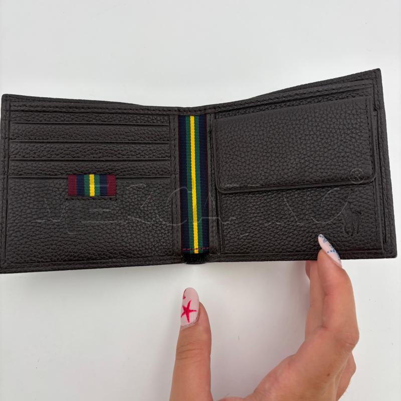 PORTA FOGLIO POLO RALPH LAUREN MARRONE | Mercatino dell'Usato Roma torrevecchia 3