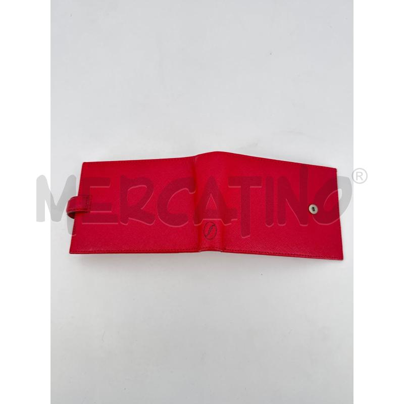 PORTA FOGLIO VERA PELLE ROSSO  | Mercatino dell'Usato Roma torrevecchia 3
