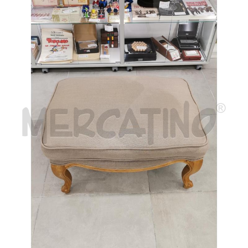 POUF BASE LEGNO 4Z CON DIF | Mercatino dell'Usato Roma torrevecchia 1