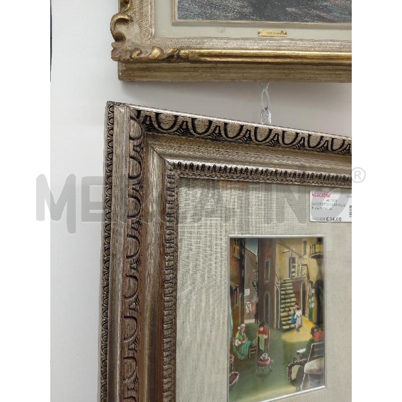 QUADRETTO C/LEG SILVER VIA DI PAESE | Mercatino dell'Usato Roma torrevecchia 2