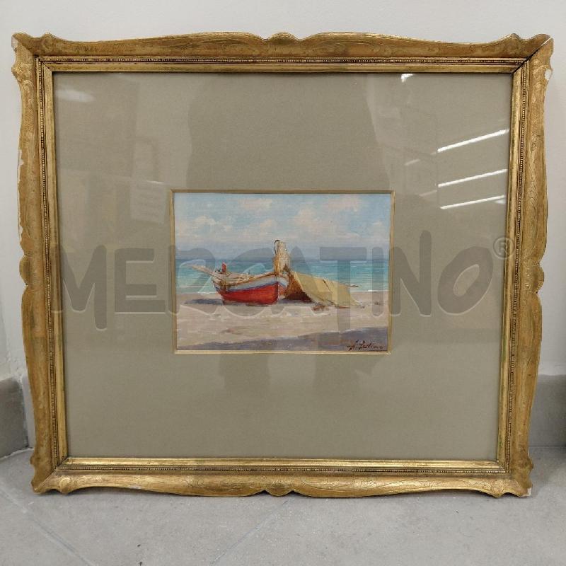 QUADRO BARCHE SPIAGGIATE | Mercatino dell'Usato Roma torrevecchia 1