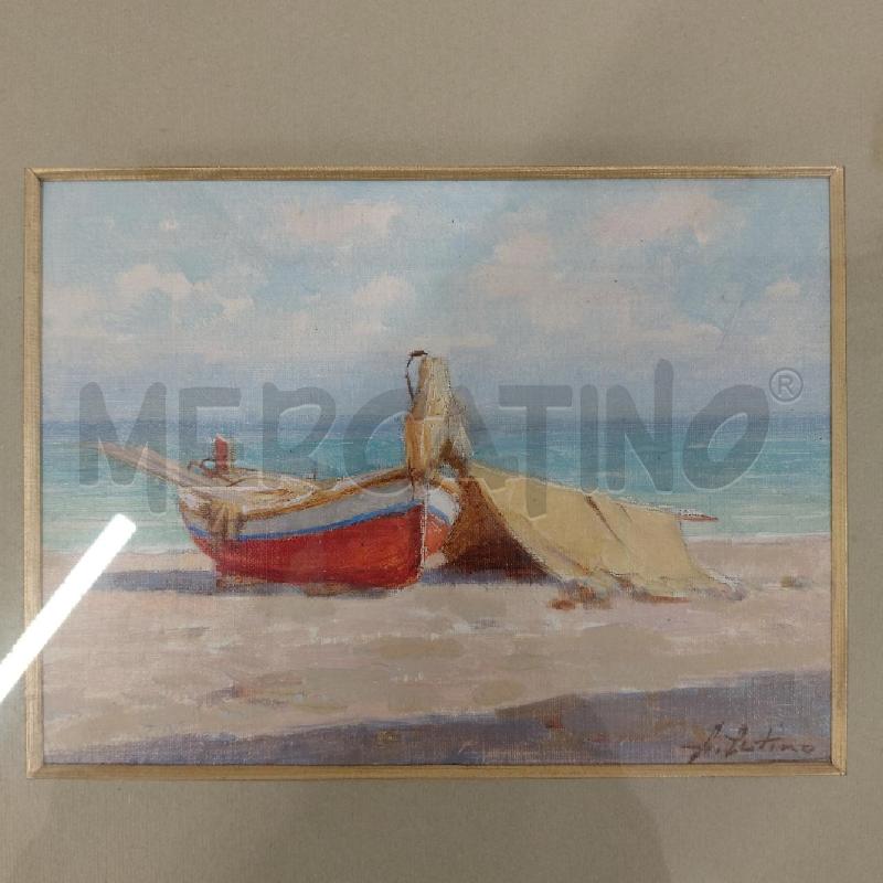 QUADRO BARCHE SPIAGGIATE | Mercatino dell'Usato Roma torrevecchia 4