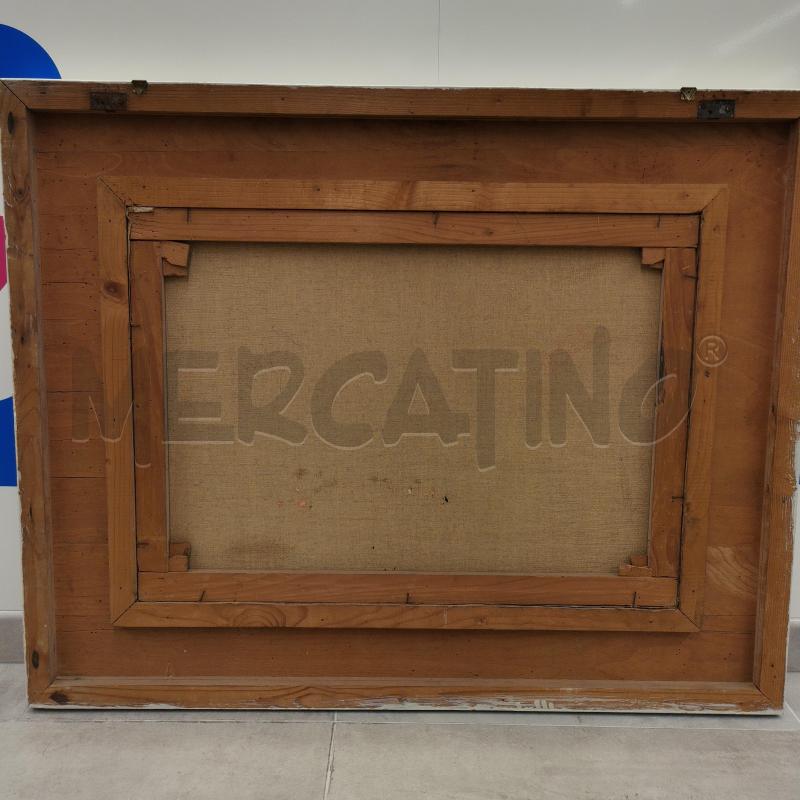 QUADRO BARCHE VISTA PORTO CORNICE BIANCA GRANDE | Mercatino dell'Usato Roma torrevecchia 4