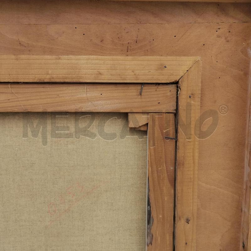 QUADRO BARCHE VISTA PORTO CORNICE BIANCA GRANDE | Mercatino dell'Usato Roma torrevecchia 5
